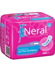 COMPRESA ULTRA NORMAL ANATOMICA NERAL 16UD