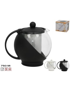 TETERA CRISTAL C/INFUSIONADOR TONI 15X12.5X13CM 750ML