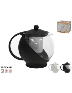 TETERA CRISTAL C/INFUSIONADOR TONI 18X14.5X16CM 1.25L