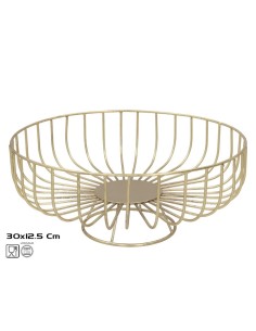 FRUTERO 30X30X12,5CM DORADO BAGDIN